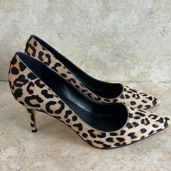 Ivanka Trump Women’s Cheetah Print Calf Hair Stiletto Heels Size 6.5M - Picture 4 of 9